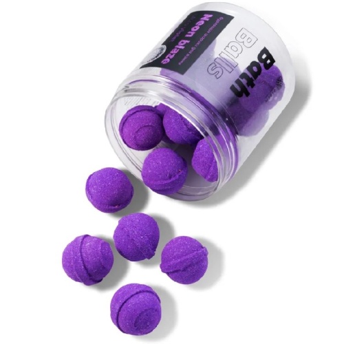 Соль для ванны бурлящая FABRIK COSMETOLOGY 300г Шарики Neon Blaze Ultra violet фото 3