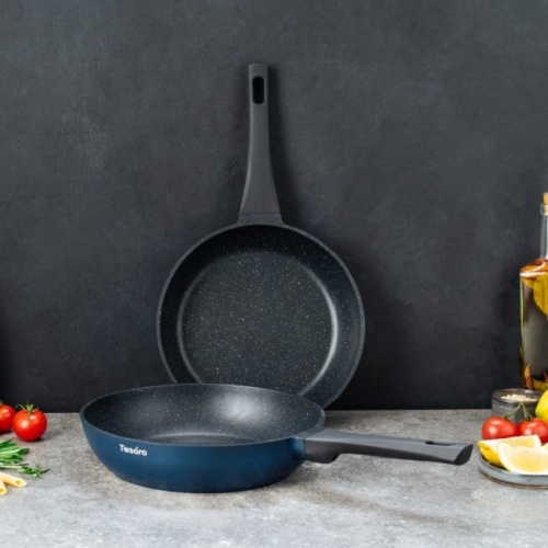 Сковорода 20см Tesoro FLORENCE BLUE литой алюм. АП TF2120 фото 5
