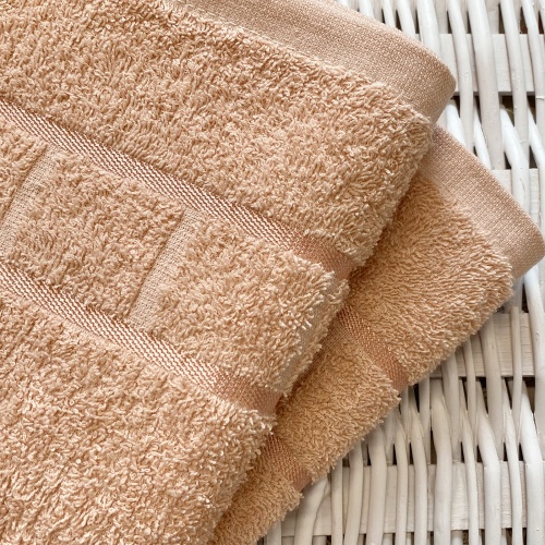 Полотенце махровое 50*90см ЮНОНА 360г/м2 бежевый Он и Она фото 2 Полотенце махровое 50*90см ЮНОНА 360г/м2 бежевый Он и Она фото 2