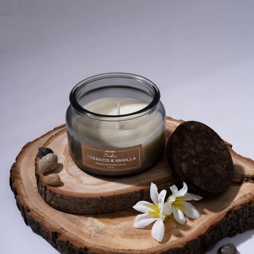 Аромасвеча в банке 10*6,5см TOBACCO&VANILLA Магамакс YJC-5 фото 3 Аромасвеча в банке 10*6,5см TOBACCO&VANILLA Магамакс YJC-5 фото 3