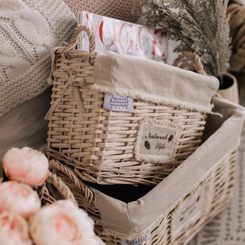 Корзина декоративная 29*20*22см NATURAL LIFE Магамакс EW-93S фото 4