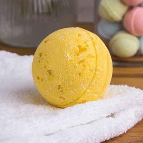 Соль для ванны бурлящая FABRIK COSMETOLOGY 120г Шарик Ice-cream bomb Дыня фото 2