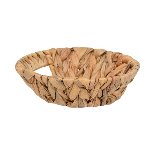 Блюдо плетенное 18*6см ЗОЛОТИСТЫЙ КОЛОС песочный Магамакс Shan-15 фото 2