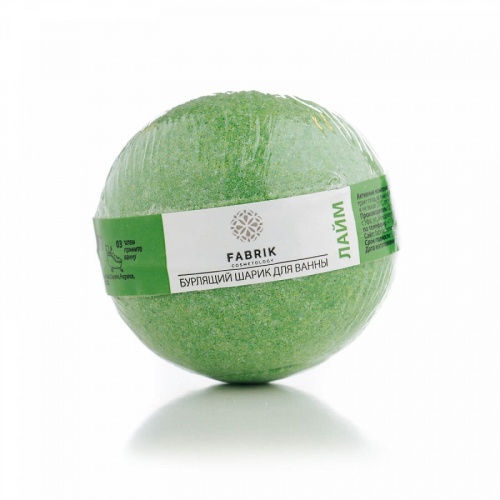Соль для ванны бурлящая FABRIK COSMETOLOGY 120г Шарик Mono Fruit Bomb Лайм фото 3