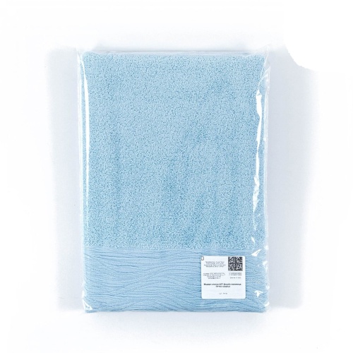 Полотенце махровое 70*140см МОДЕРН голубой Арт Дизайн фото 3