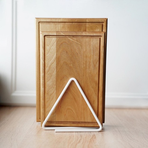 Подставка для досок 3 секции 11,8*15*13,3см ГЕОМЕТРИЯ белый Магамакс LB-23-WT фото 5 Подставка для досок 3 секции 11,8*15*13,3см ГЕОМЕТРИЯ белый Магамакс LB-23-WT фото 5