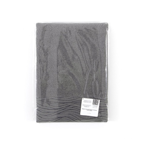 Полотенце махровое 70*140см МОДЕРН графит Арт Дизайн фото 4