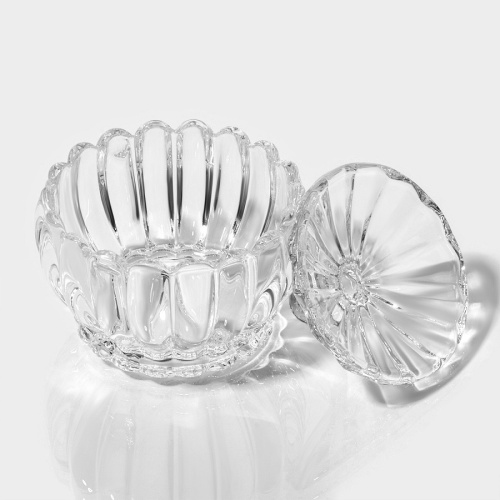 Сахарница стекло 250мл 10*10,5см ЛЮБАВА Доляна 3907370 фото 2 Сахарница стекло 250мл 10*10,5см ЛЮБАВА Доляна 3907370 фото 2