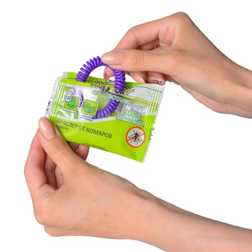 Браслет от комаров NADZOR 30г Botanic Резинка Микс 1/12 фото 2