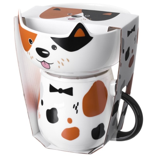 Набор детской посуды 2пр фарфор DOG Lefard 260-1082 фото 2