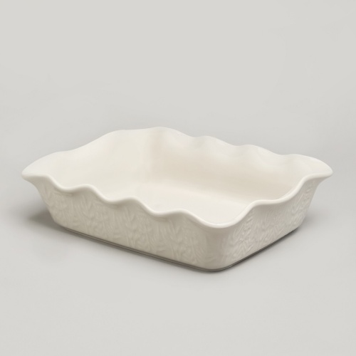 Форма для запекания керамика 32*24см BEIGE прямоугольная Agness 780-122 фото 3