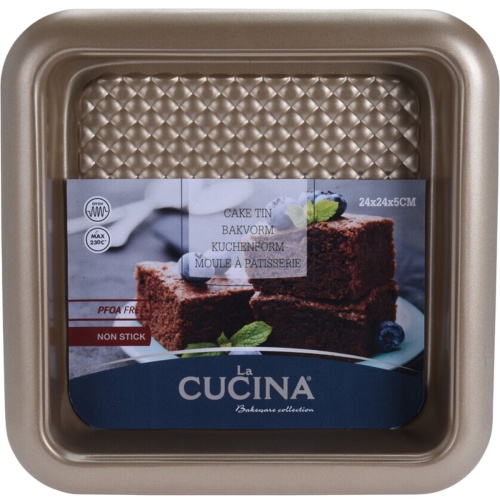 Форма для выпечки Квадратная 24*24см LA CUCINA нерж. сталь АП Купман 309180150 фото 2