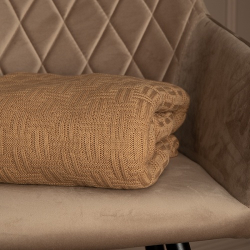 Плед 180*200см акрил ASSAI БЕЖЕВЫЙ Buenas Noches SV lta 1820 BE фото 6