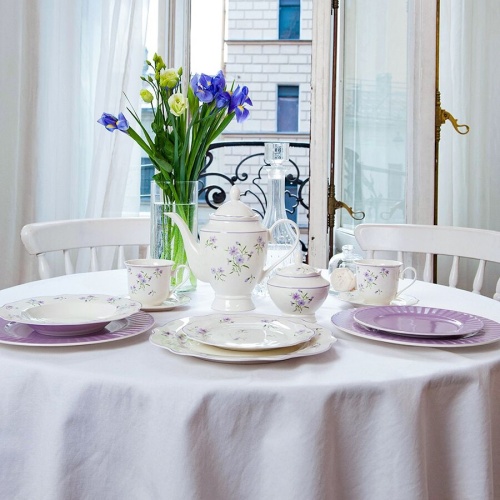 Тарелка обеденная фарфор 27,1см ЛЕТНИЕ ВОСПОМИНАНИЯ Home Queen 77101 фото 9