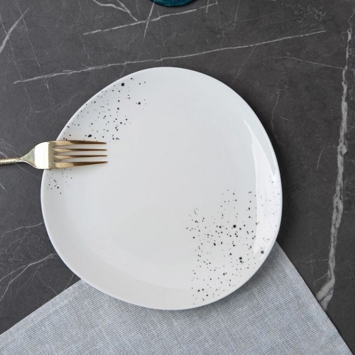 Тарелка обеденная фарфор 21,9см ТЕРРА Home Queen 77409 фото 4