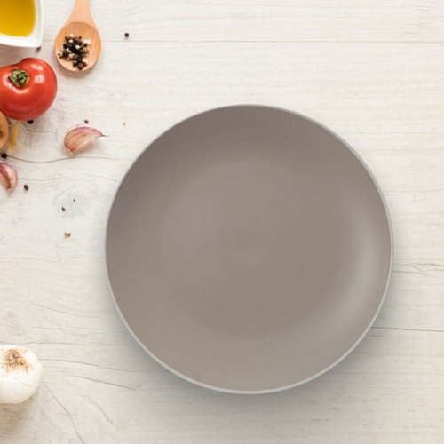 Тарелка обеденная керамика 24см SCANDY CAPPUCCINO Fioretta TDP540/DMD121 фото 2