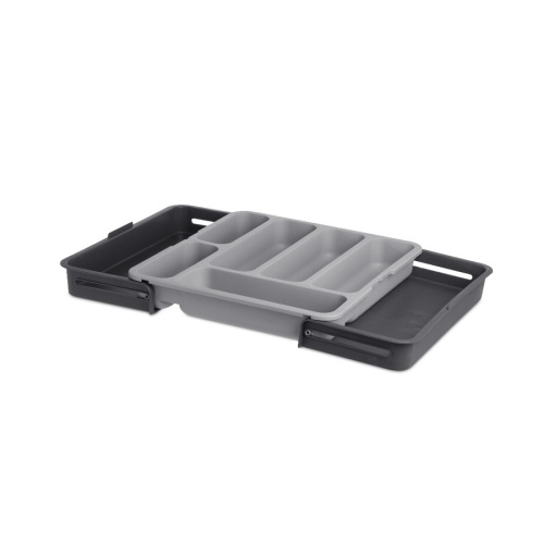 Лоток для столовых приборов 35*31см раздвижной Gondol G-87-GR фото 3