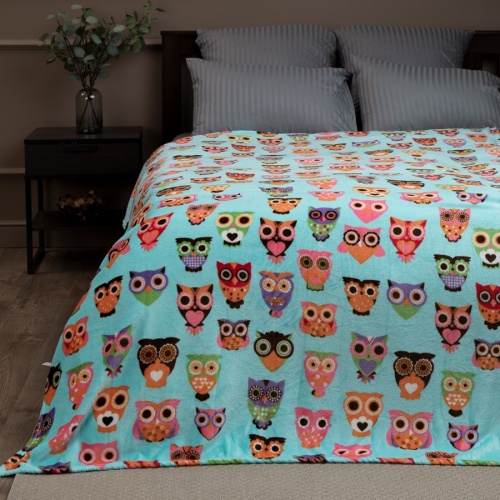 Плед 110*140см фланель СОВЫ Absolute TF FN 961 TU 1114 фото 2