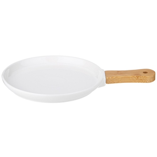 Блюдо из фарфора 30,5*20см NATIVE круглое с ручкой Lefard 761-088 фото 2 Блюдо из фарфора 30,5*20см NATIVE круглое с ручкой Lefard 761-088 фото 2