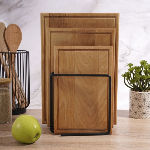 Подставка для досок 3 секции 16,5*16,5*12,5см КВАДРО черный Магамакс LB-25-BL фото 3