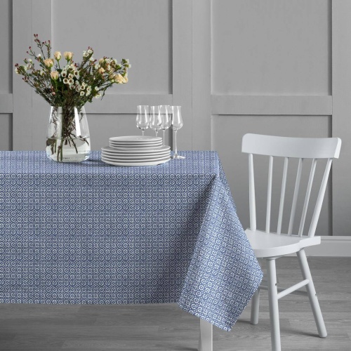 Скатерть рогожка 145*180см CASSIS рис. 33004-2 Унисон фото 2