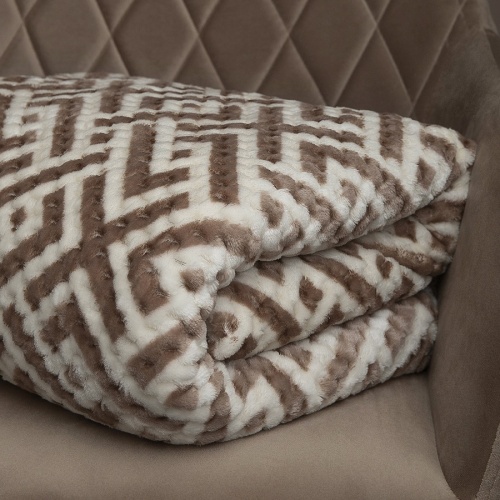 Плед 200*220см фланель БЕЖЕВЫЙ Absolute TF FNJPc BEGY1-ML 2022 фото 6