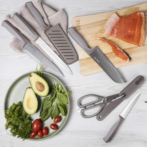 Нож поварской 20см КОМФОРТ в футляре Taller TR-22032 фото 4 Нож поварской 20см КОМФОРТ в футляре Taller TR-22032 фото 4