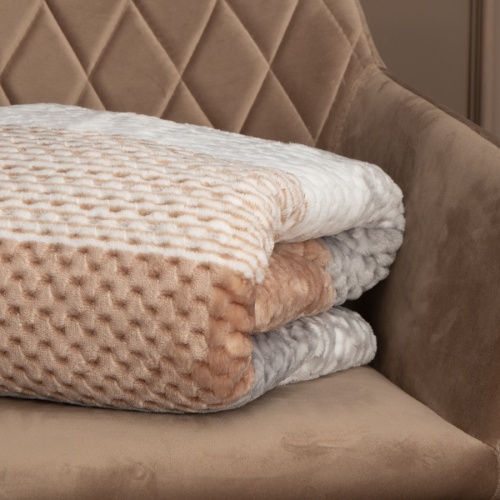 Плед 200*220см фланель БЕЖЕВЫЙ Absolute TF FNJPs BE 2022 фото 6