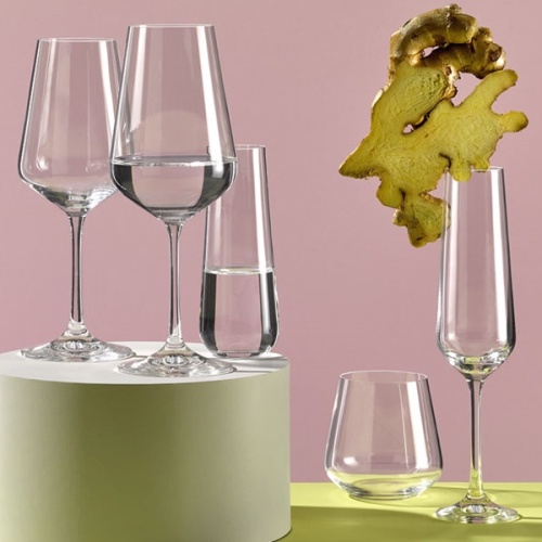 Набор рюмок 6шт 65мл SANDRA недекорированные Crystalex 40728/65 фото 2