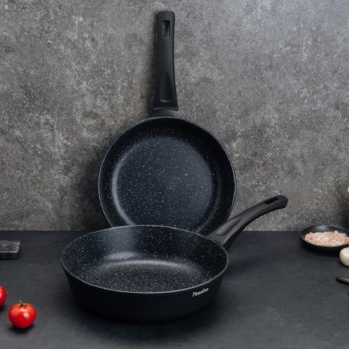 Сковорода 24см Tesoro MOLISE BLUE литой алюм. АП индукция TM2124i фото 5