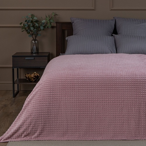 Плед 200*220см фланель РОЗОВЫЙ Absolute FF FNJq PI5 2022 15-1906 фото 2