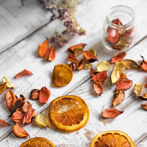 Набор сухоцветов 20*12*10см с ароматом апельсина Магамакс YW-SUH32 фото 2