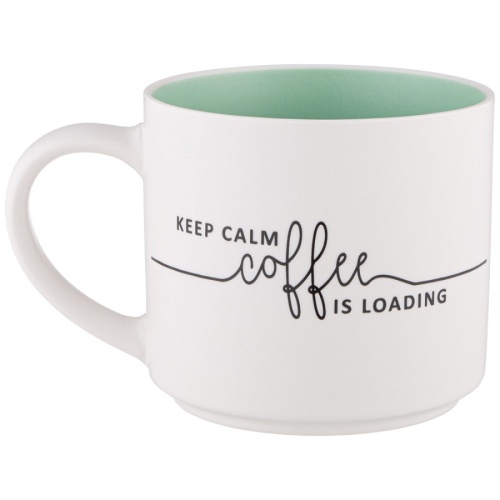 Кружка фарфор 470мл KEEP CALM COFFEE IS LOADING Lefard 260-979 фото 2 Кружка фарфор 470мл KEEP CALM COFFEE IS LOADING Lefard 260-979 фото 2