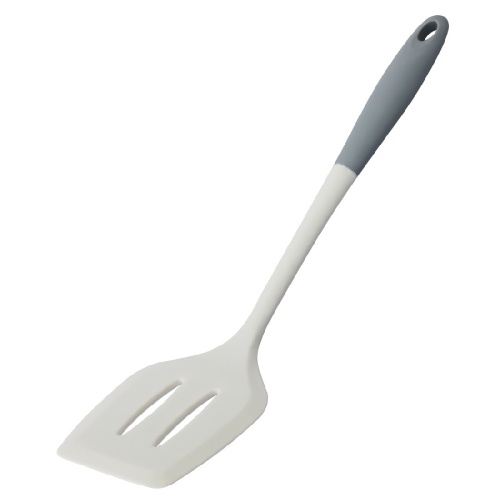 Лопатка силиконовая 28,3*7см SILICONE с прорезями Regent 61-204 фото 2