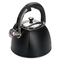 Уценка Чайник нерж. сталь 3,0л Regent TEA Black автоподъем крышки индукция 93-TEA-31