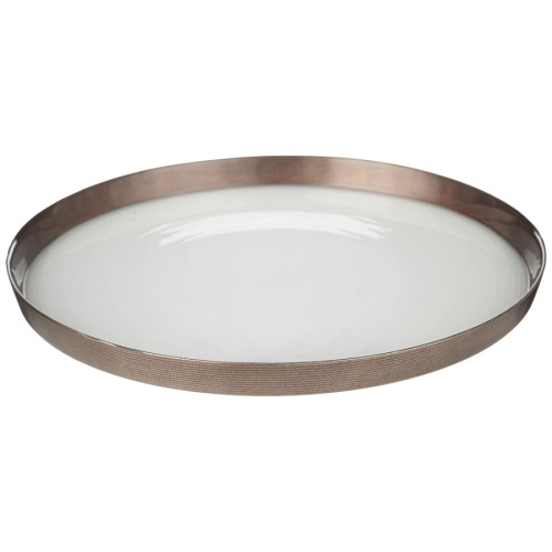 Тарелка обеденная стекло 28см PRO-STYLE BLUE Аксам 339-409 фото 2