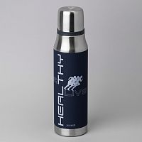 Термос 1000мл Agness HEALTHY LIVE у/г нерж. сталь пробка крышка-чашка 798-105