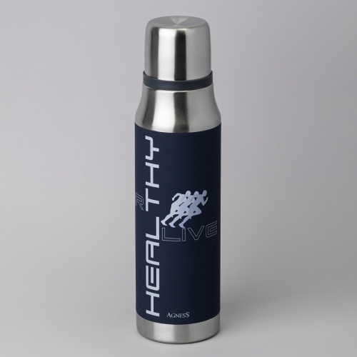 Термос 1000мл Agness HEALTHY LIVE у/г нерж. сталь пробка крышка-чашка 798-105 Термос 1000мл Agness HEALTHY LIVE у/г нерж. сталь пробка крышка-чашка 798-105