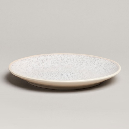 Тарелка десертная керамика 20,5см CROCUS бежевый Bronco 577-219 фото 3