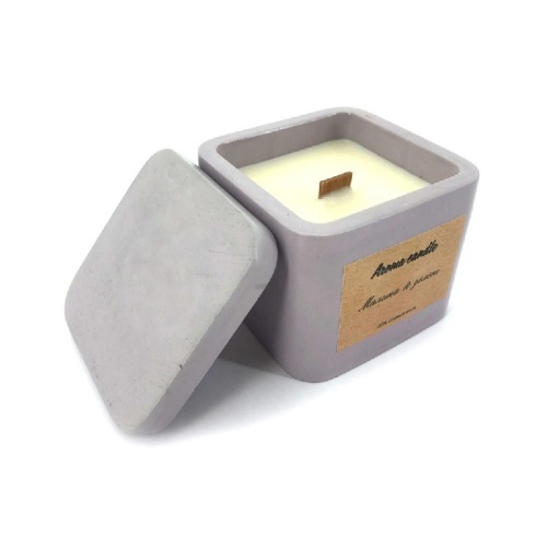 Аромасвеча в кубе МАЛИНА-ЗЕЛЕНЬ Aroma Candle фото 2