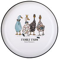 Тарелка десертная фарфор 20см FAMILY FARM ГУСИ Lefard 263-1414