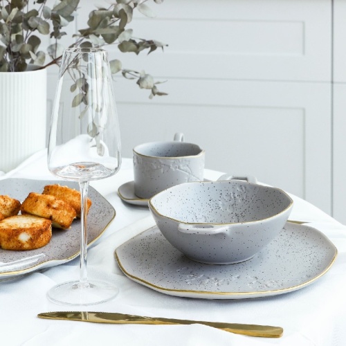 Тарелка десертная керамика 23см СКАНДИ Dolce Ceramo 10182354 фото 4