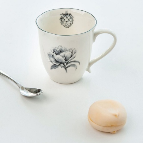 Кружка фарфор 420мл ФЛОРЕС Home Queen 77416 фото 5