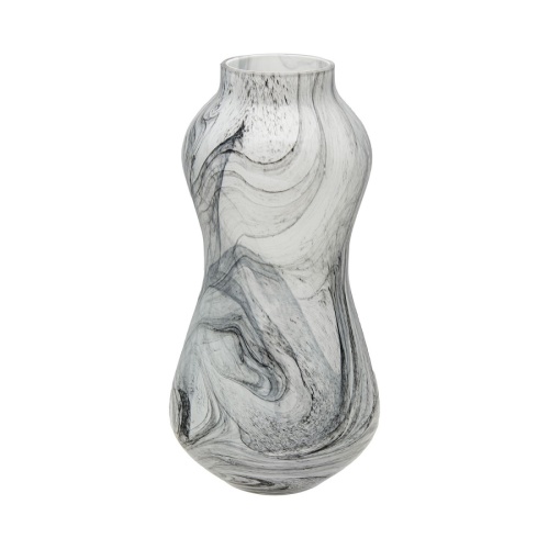 Ваза стекло 12,7*25см ЭБРУ серый Магамакс CSA-38M фото 2