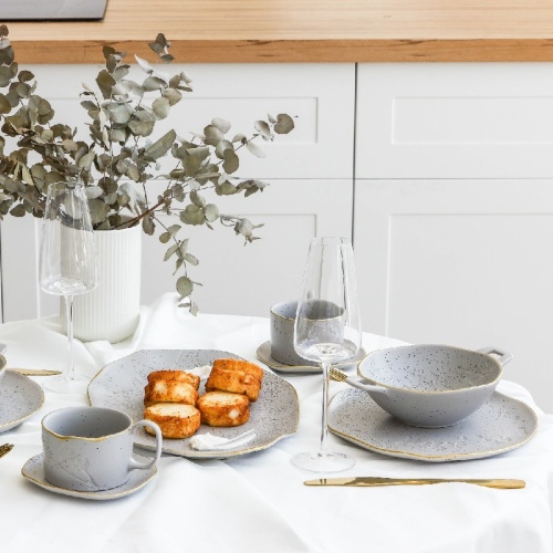 Блюдо из керамики 34*23см СКАНДИ овальное Dolce Ceramo 10182357 фото 2