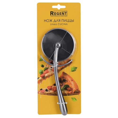 Нож для пиццы CUCINA хром ABS-пластик Regent 76-1609 фото 2 Нож для пиццы CUCINA хром ABS-пластик Regent 76-1609 фото 2