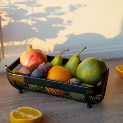 Фруктовница металл 30*16*8,5см ЧЕРНЫЙ Магамакс LB-5 фото 4 Фруктовница металл 30*16*8,5см ЧЕРНЫЙ Магамакс LB-5 фото 4