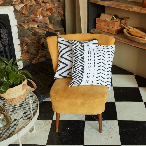 Наволочка декоративная 40*40см рогожка МАРОККО с кисточками вид 2 Этель 5388960 фото 4