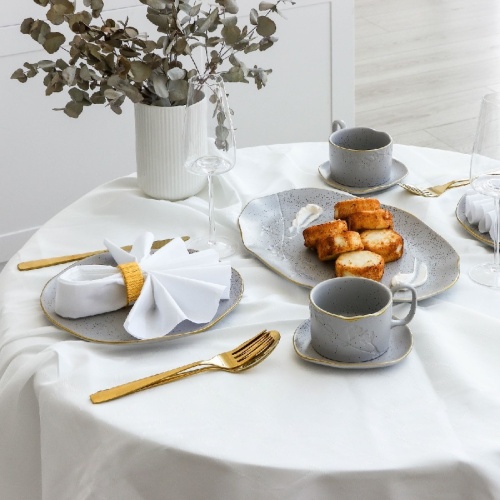 Тарелка десертная керамика 23см СКАНДИ Dolce Ceramo 10182354 фото 6