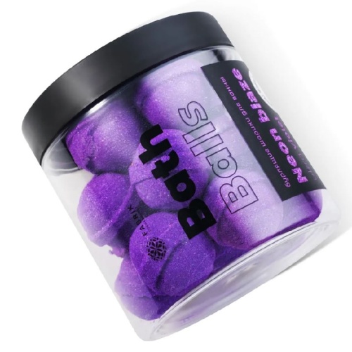 Соль для ванны бурлящая FABRIK COSMETOLOGY 300г Шарики Neon Blaze Ultra violet фото 2